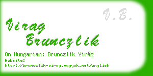 virag brunczlik business card